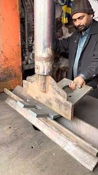Hydraulic, Bannu and Rotavator Machine Parts Bending With Hydraulic Press #agriculturalmachinery