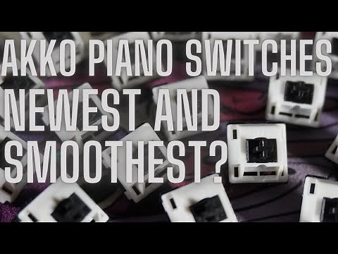 Akko Piano CS Switches: Another Great Linear Switches? Full Review and Soundtest on Vega65 Keyboard