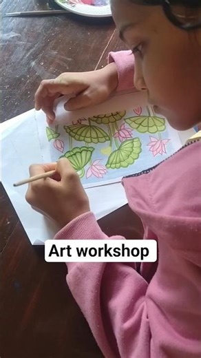 Kangra painting workshop|Indian miniature painting|‪@vikramart1119‬ #indianminiaturepaintings #art