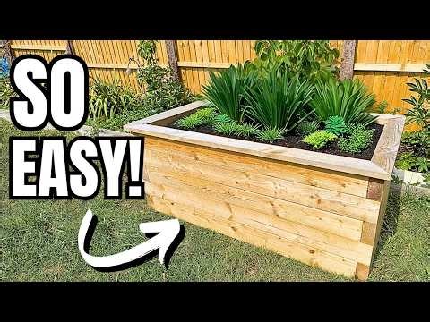 Easy 2x4 DIY Garden Planter