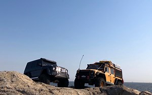 【TRX4 RC攀爬】奔驰G500 路虎卫士D110