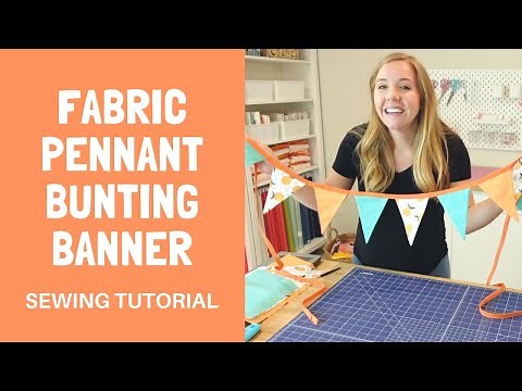 Pennant Bunting Banner Tutorial
