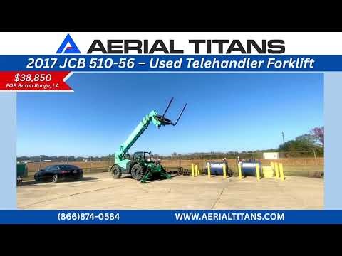 FOR SALE: 2017 JCB 510-56 Telehandler | 10,000 lb Capacity | 56 ft Lift