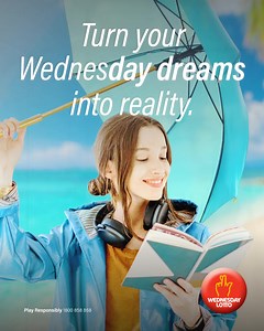 8.5K views · 24 reactions | Turns dreams into reality with Wednesday Lotto - get 12 games for $7.25 before 6pm Wednesday for your chance to win. | Lotterywest | Facebook