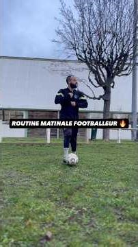 Footballer's morning routine 🔥