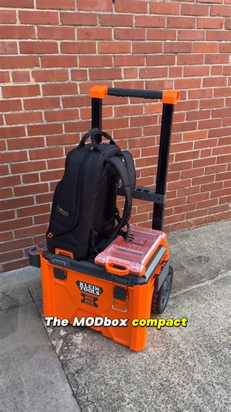 Stay organized with the MODbox system! The new Component Boxes conveniently attach to your boxes or your backpack to keep you mobile and agile for any job! https://www.kleintools.com/catalog/tool-bag-accessories/MODbox-tool-bag-tote-and-backpack-component-box | Klein Tools