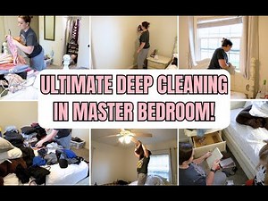 SPRING CLEANING 2025 ULTIMATE DEEP CLEANING MOTIVATION IN MASTER BEDROOM CLEANING AND DECLUTTERING