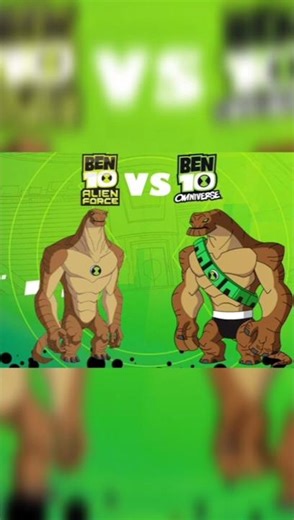 Ben 10 Alien Force vs Omniverse All Aliens Comparison #SHORTS (OV - II)