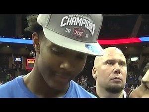 Big 12 Men's Basketball Championship - Devonte' Graham interview