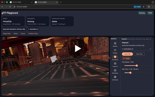 in the web implementation of gltf (flutter (dart)   wgpu (rust)   ecs) -  positioning started to workfor macOS didn't, yet:(model https://lnkd.in/dCSv74de | Anton Malofeev