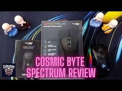Cosmic Byte Spectrum Mouse Review || Sunplus sensor / Instant A825 Sensor