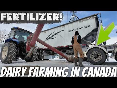 Getting Our Spring fertilizer On The Yard!