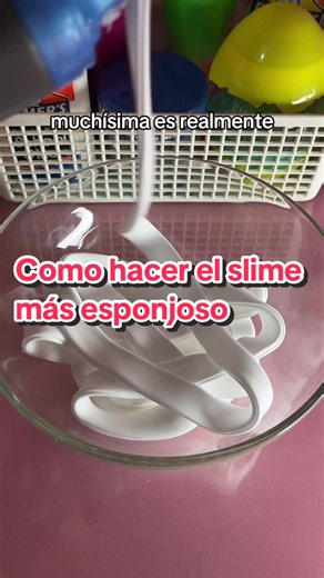 Cómo hacer slime esponjoso en 5 pasos