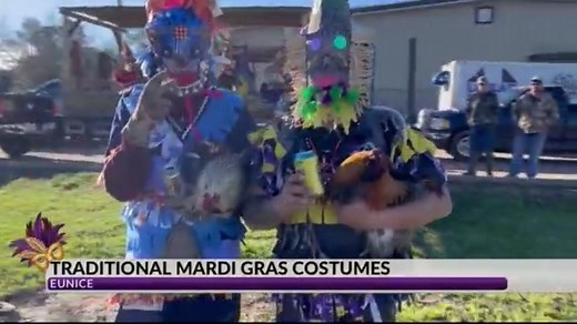 Keeping Cajun traditions alive: Mardi Gras costumes