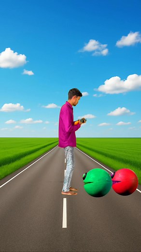 Wait Me Jump On New Colour Monster Pac-Man Vs Big Monster Pac-Man #funny #shorts #youtubeshorts | Zany World