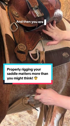 Let’s talk saddle rigging! 🐴 I put together a little step-by-step video showing how I properly rig my Martha Josey Circle Y saddle before getting on. I’ve been working with my friend’s young mare, helping finish her out and get her tuned up, and I thought this would be a good opportunity to show a little bit of the process along the way. Proper fitting isn’t just about making sure your saddle is tight. You want your saddle sitting where it should, your rigging positioned correctly, and everythi