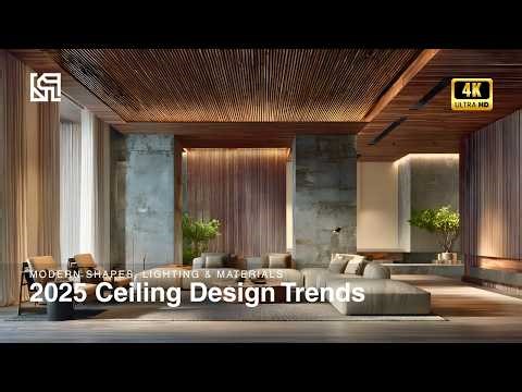 2025 Ceiling Design Trends | Modern Shapes, Lighting & Materials