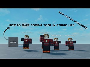 How to make combat Tool in studio lite(With custom animation)