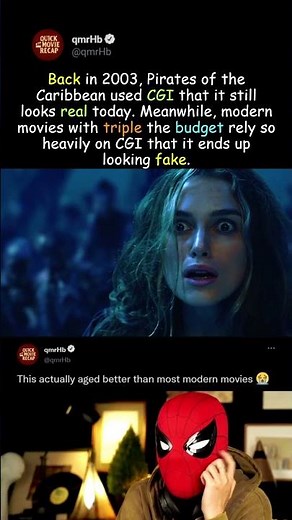 Pirates of the Caribbean had PEAK CGI for its time