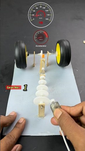 How Gears and Accelerators Work: Live Demonstration #shorts #gear #gearbox