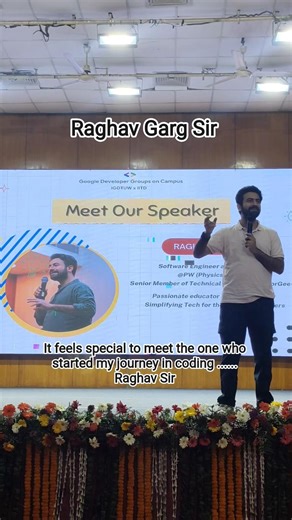 The one who started my journey in coding | Raghav Garg Sir #btec #viral #education #dsa #coding