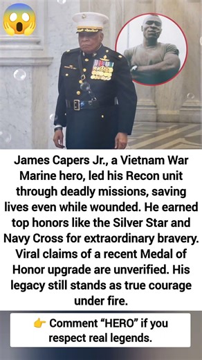 James Capers Jr. Vietnam War Hero Story | Real Courage Under Fire 🇺🇸 #viral #trending #story