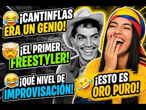 😂 CANTINFLAS WAS THE FIRST FREESTYLER! 🎤🔥 | REACTING TO THE EPIC RHYME BATTLE