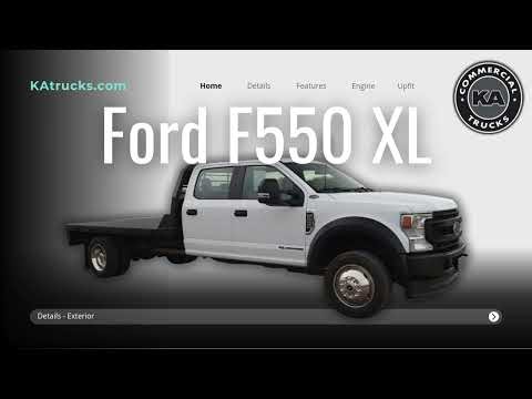 2022 Ford F550 XL - 11ft Flatbed - E70420