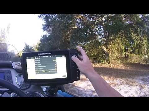 Setting depth highlights on the Humminbird Helix