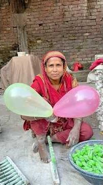 Incredible handmade balloon making by skilled hands.#shorts #making #shortsfeed