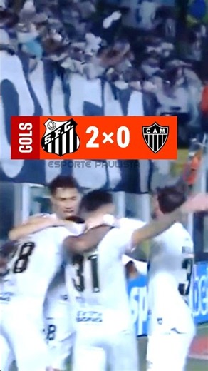 GOLS DE SANTOS 2x0 ATLÉTICO/MG - PEIXE VENCE PELA IDA DAS QUARTAS DE FINAL DA SUL-AMERICANA 2026