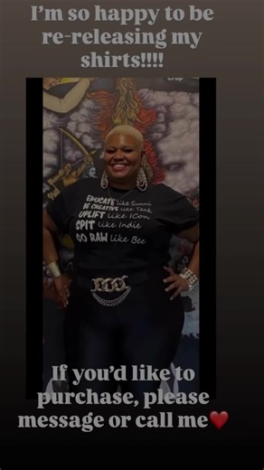 In all honesty, I was afraid to release these shirts, not knowing what the outcome would be. As you can see, I’ve had a lot of support and people are STILL purchasing. Stand with the 🐝 and message me for yours today. #Bumblebeespeaks #Poet #SpokenWord