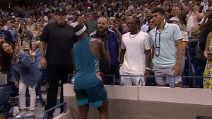 Pusha T and Frances Tiafoe after his win at the US Open Tennis Championships 🎾 | ESPN