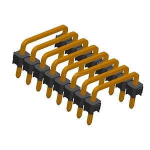 [Hot Item] Pitch 2.54mm Pin Header Single Row U Type 02-40 Pin Connector
