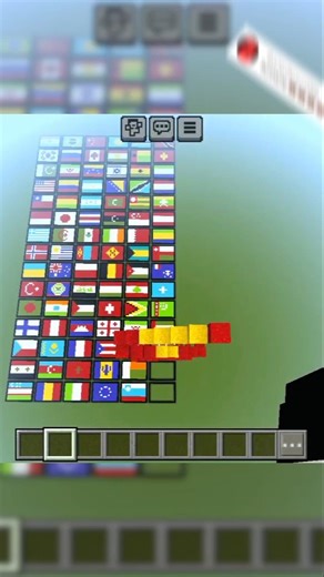 Satisfying Pixel Art In ( 🇸🇷 Logo) #shorts#gaming#minecraft