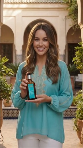 Get 118% More Shine! How to Use Moroccanoil Hair Oil #Shorts
