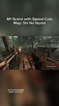 M1 Grand with Speed Cola Shi No Numa #gaming #shorts #zombie #edit