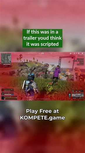 If this was in a trailer youd think it was scripted