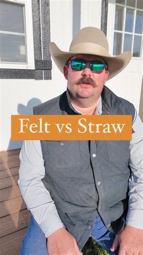 When do you change to a straw cowboy hat? #Hat #CowboyHat #StrawHat #FeltHat #KeepRanchin #Ranch #RanchLife | Bar 7 Ranch