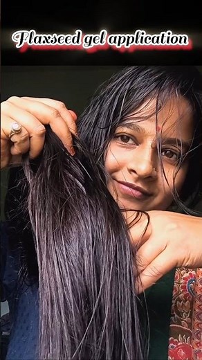 how to apply flaxseed gel on hair ⚡ #hairstyle #FlaxseedGel #HairCare #NaturalHairCare #HealthyHair
