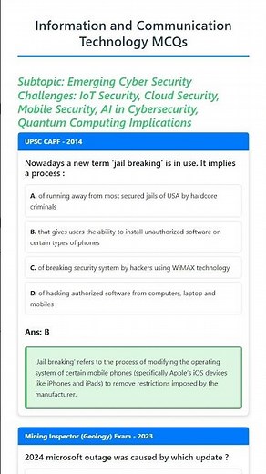 Emerging Cyber Security Challenges: IoT Security, Cloud Security, Mobile Security, AI in Cybers...