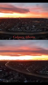 Beautiful sunset🥰 Calgary, Alberta #yyc #calgary #alberta #canada #fbpost #dronephotography | Cristina Corcilles Bagaslao