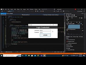 How to Create Login Form Using C# and SQL Database in Visual Studio
