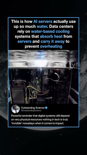 This is how Al servers actually use up so much water.