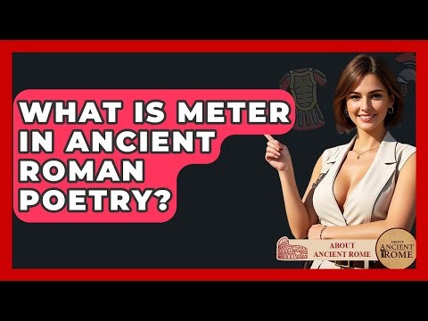 What Is Meter In Ancient Roman Poetry? - All About Rome