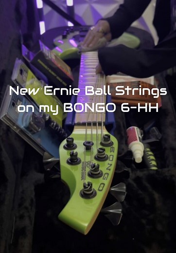 New Ernie Ball Strings for BONGO 6-HH