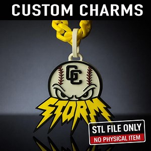 Breloque logo personnalisée – Fichier numérique STL pour impression 3D - Etsy France