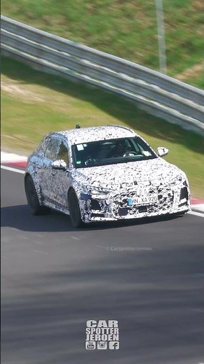 2026 Audi RS5 Sedan B10 and Audi RS5 Avant B10 caught testing At The Nürburgring