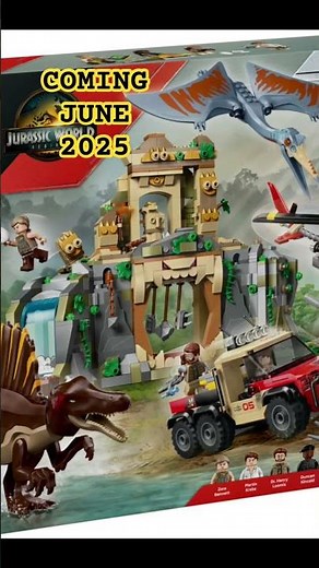 1ST LOOK AT NEW Jurassic World LEGO SET