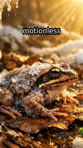 Frozen Frog Miracle: How Wood Frogs Survive Ice-Cold Winters #Nature #Wildlife #Science